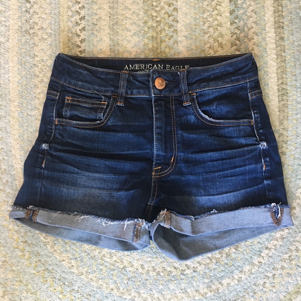 SOLD American Eagle dark wash shorts